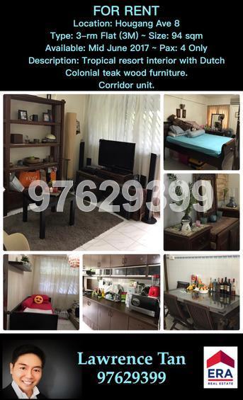 Blk 501 Hougang Avenue 8 (Hougang), HDB 3 Rooms #145113712